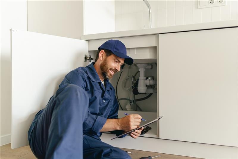 Residential plumber providing service in a Rancho Palos Verdes home